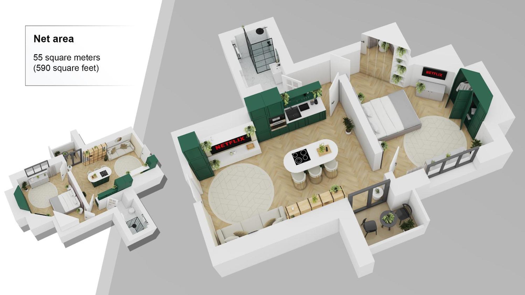 Apartment Aiastay River Bucharest